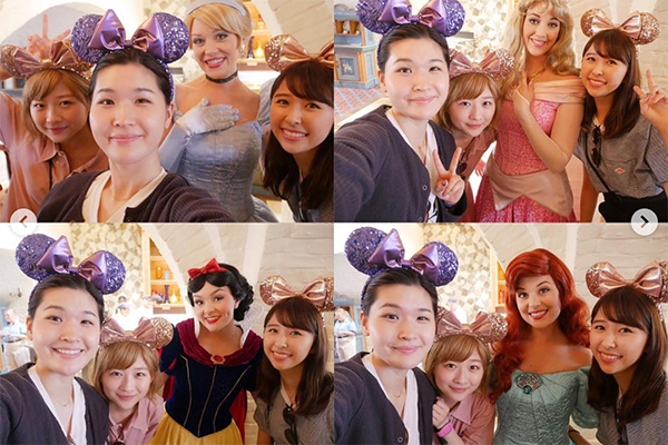 koharu&sairi&shiorin @walt disney