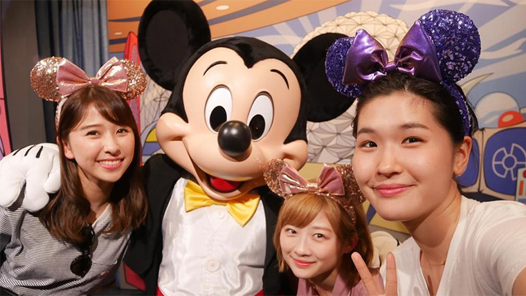 koharu&sairi&shiorin @walt disney