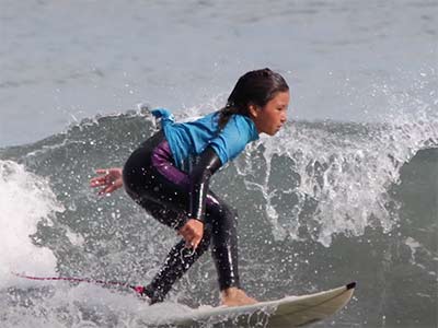 Matsuda Shino surfin
