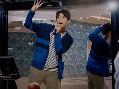 Takeuchi Ryoma at Softbank CM