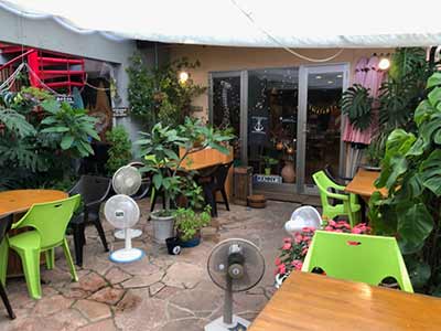 Kennys house cafe terrace