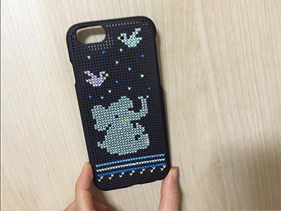 iPhoneケース ゾウさん