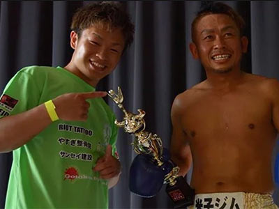 富村誠司さんと息子