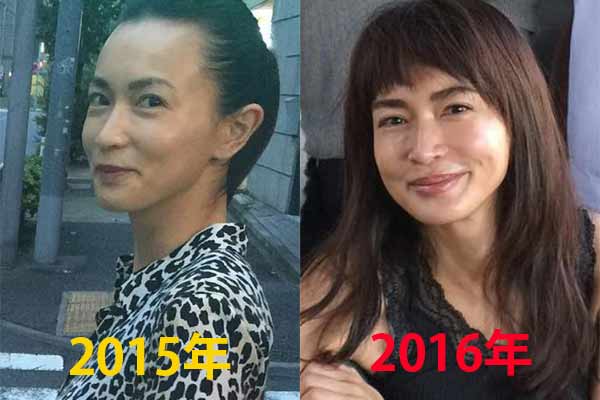 長谷川京子2015年と2016年