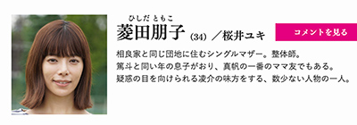 ドラマ「真犯人フラグ」の菱田朋子