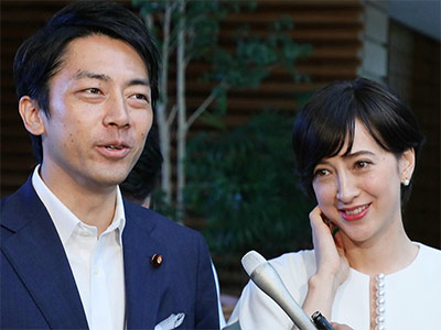 滝川クリステルと小泉進次郎