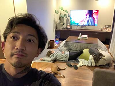 後藤祐樹自宅リビング
