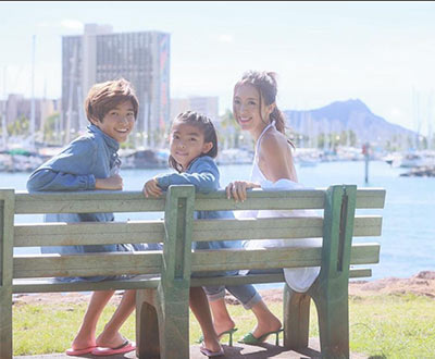 高沢悠子と息子2人