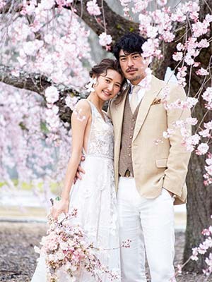 滝川ロランと嫁の美優 ウェディングフォト